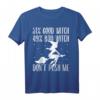 51% Good Witch 49% Bad Witch Shirt - Lustiges Halloween Kostüm Geschenk für Frauen und Mädchen, perfekt für Partys, Trick Or Treat & Halloween Dekorationen