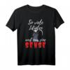 Lustiges Halloween Kostüm T-Shirt mit Sensenmann Design – Ironisches Geschenk für Gruselpartys, Menschenhasser & Humorliebhaber