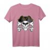 HapDeer Piraten T-Shirt mit Totenschädel - Lustiges Piraten Party Shirt für Halloween und Piratenfans