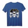 HapDeer Piraten T-Shirt mit Totenschädel - Lustiges Piraten Party Shirt für Halloween und Piratenfans