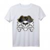 HapDeer Piraten T-Shirt mit Totenschädel - Lustiges Piraten Party Shirt für Halloween und Piratenfans