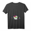 Damen Schwangerschaft Halloween T-Shirt - Lustiges Baby Peek Shirt für werdende Mütter, perfekt für Halloween & Baby Shower Geschenke