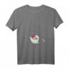 Damen Schwangerschaft Halloween T-Shirt - Lustiges Baby Peek Shirt für werdende Mütter, perfekt für Halloween & Baby Shower Geschenke