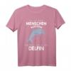 Mein Menschen Kostüm Bin ich ein Delfin - Halloween Outfit T-Shirt für Familie und Freunde, klassisch geschnitten, perfektes Geschenk