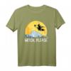 Witch Please Lustiges Sarkastisches Halloween T-Shirt mit Vollmond und Besen - Perfekt für Halloween-Partys und Hexenfans