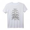 Skeleton Brust Brustkorb Knochen Halloween T-Shirt - Unheimliches Spooky Rock Monster Motiv für Halloween & Grusel-Events