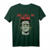 Frankenstein Halloween T-Shirt – Lustiges Monster Horror Shirt mit Schrauben, leuchtenden Augen & Blitzen für Partys, Alltag & Sport