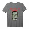 Frankenstein Halloween T-Shirt – Lustiges Monster Horror Shirt mit Schrauben, leuchtenden Augen & Blitzen für Partys, Alltag & Sport