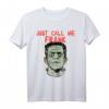 Frankenstein Halloween T-Shirt – Lustiges Monster Horror Shirt mit Schrauben, leuchtenden Augen & Blitzen für Partys, Alltag & Sport