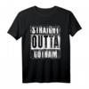 Straight Outta Gotham New York Halloween Weihnachten Fledermaus Geschenk T-Shirt - Perfekt für Batman-Fans und Gotham City Liebhaber