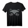 Lustiges Waschbär Gesicht Kostüm – Witziges Halloween Fasching Kostüm für Damen, Herren & Kinder, Last-minute Party Outfit & Geschenk