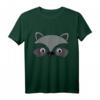 Lustiges Waschbär Gesicht Kostüm – Witziges Halloween Fasching Kostüm für Damen, Herren & Kinder, Last-minute Party Outfit & Geschenk