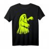 Leuchtend gelbes Halloween-Walking Ghost T-Shirt – Lustiges Süßes oder Saures Design für Trick-or-Treating und Halloween-Feiern
