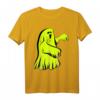 Leuchtend gelbes Halloween-Walking Ghost T-Shirt – Lustiges Süßes oder Saures Design für Trick-or-Treating und Halloween-Feiern