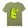 Leuchtend gelbes Halloween-Walking Ghost T-Shirt – Lustiges Süßes oder Saures Design für Trick-or-Treating und Halloween-Feiern