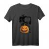 Cooles Vintage Kürbis und Fledermaus Halloween Party T-Shirt – Perfekt für Kostüm, Trick or Treat & Schul-Halloween