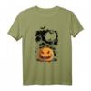 Cooles Vintage Kürbis und Fledermaus Halloween Party T-Shirt – Perfekt für Kostüm, Trick or Treat & Schul-Halloween