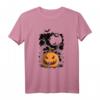 Cooles Vintage Kürbis und Fledermaus Halloween Party T-Shirt – Perfekt für Kostüm, Trick or Treat & Schul-Halloween