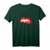 Vampir T-Shirt - Sexy Halloween Motiv mit Blutigen Lippen und Zähnen, Perfekt als Kostüm oder Party Outfit