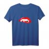 Vampir T-Shirt - Sexy Halloween Motiv mit Blutigen Lippen und Zähnen, Perfekt als Kostüm oder Party Outfit