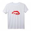 Vampir T-Shirt - Sexy Halloween Motiv mit Blutigen Lippen und Zähnen, Perfekt als Kostüm oder Party Outfit