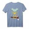 Ritter in glänzender Rüstung Schwert Anzug Halloween-Kostüm T-Shirt – Lustiges Mittelalter Kostüm für Fasching & Kostümpartys