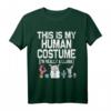 This is my Human Costume I'm really a Llama Halloween T-Shirt - Lustiges Last-Minute Lama Kostüm für Kinder, Erwachsene & Paare