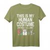 This is my Human Costume I'm really a Llama Halloween T-Shirt - Lustiges Last-Minute Lama Kostüm für Kinder, Erwachsene & Paare