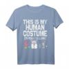 This is my Human Costume I'm really a Llama Halloween T-Shirt - Lustiges Last-Minute Lama Kostüm für Kinder, Erwachsene & Paare