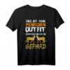 Gepard Halloween Kostüm T-Shirt - Lustiges Tierkostüm für Damen und Herren, perfekt für Halloween-Partys & Raubkatzenliebhaber