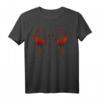 Bluthände Körbchen Halterung Blut BH Halloween Kostüm T-Shirt – Lustiges und ausgefallenes Kostüm für Fasching, Karneval & Halloween
