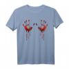 Bluthände Körbchen Halterung Blut BH Halloween Kostüm T-Shirt – Lustiges und ausgefallenes Kostüm für Fasching, Karneval & Halloween