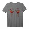 Bluthände Körbchen Halterung Blut BH Halloween Kostüm T-Shirt – Lustiges und ausgefallenes Kostüm für Fasching, Karneval & Halloween
