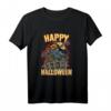Happy Halloween Kürbis T-Shirt für Damen und Herren – Lustiges Geschenk für Halloween Partys, Kinder & Familie