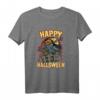 Happy Halloween Kürbis T-Shirt für Damen und Herren – Lustiges Geschenk für Halloween Partys, Kinder & Familie