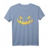 Halloween T-Shirt Kürbis Gesicht - Gruselige Party Geschenkidee für Männer und Frauen, Trendiges Horror Motiv für Halloween Feier & Kostüm Alternativen
