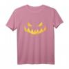 Halloween T-Shirt Kürbis Gesicht - Gruselige Party Geschenkidee für Männer und Frauen, Trendiges Horror Motiv für Halloween Feier & Kostüm Alternativen