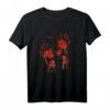 Halloween Blutige Hände Blutspritzer Kostüm - Zombie Vampir T-Shirt für Damen und Herren