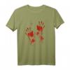 Halloween Blutige Hände Blutspritzer Kostüm - Zombie Vampir T-Shirt für Damen und Herren