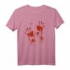 Halloween Blutige Hände Blutspritzer Kostüm - Zombie Vampir T-Shirt für Damen und Herren