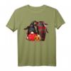 Lustiges Vampir-Kostüm mit Kürbis & Fledermäusen - Halloween Zwerg T-Shirt für Damen, Familien & Paare