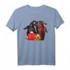 Lustiges Vampir-Kostüm mit Kürbis & Fledermäusen - Halloween Zwerg T-Shirt für Damen, Familien & Paare
