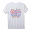 Pastel Goth Kawaii Blumen Rippenkäfig Röntgenskelett T-Shirt – Niedliches Grunge Design für alternative Modefans