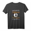 Damen Lustiges Hexe Spruch T-Shirt mit Hexenbesen - Perfekt für Halloween und das ganze Jahr für humorvolle Frauen