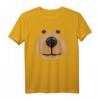 Funny Cute Bear Face Halloween Costume T-Shirt - DIY Teddy Face Geschenk für Kinder & Erwachsene, Last-Minute Kostümidee