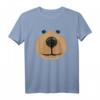 Funny Cute Bear Face Halloween Costume T-Shirt - DIY Teddy Face Geschenk für Kinder & Erwachsene, Last-Minute Kostümidee