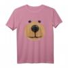 Funny Cute Bear Face Halloween Costume T-Shirt - DIY Teddy Face Geschenk für Kinder & Erwachsene, Last-Minute Kostümidee