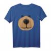 Funny Cute Bear Face Halloween Costume T-Shirt - DIY Teddy Face Geschenk für Kinder & Erwachsene, Last-Minute Kostümidee