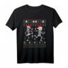 Tanzende Skelette Dance of Death Kinder T-Shirt - Lustiges Halloween und Weihnachts Motiv für Kinder, ideal als Geschenk
