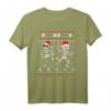 Tanzende Skelette Dance of Death Kinder T-Shirt - Lustiges Halloween und Weihnachts Motiv für Kinder, ideal als Geschenk